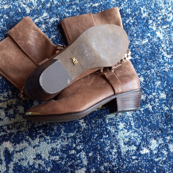 ABS Gold Toe Brown Boots Sz 9 - Picture 3 of 4